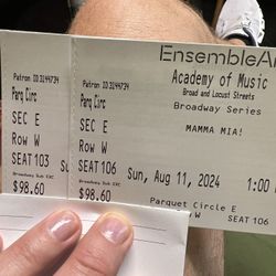Mama Mia Sunday matinee 