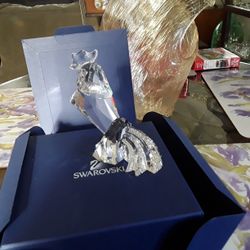 Swarovski Crystal  Rooster Retired  and Signed By the Artist 