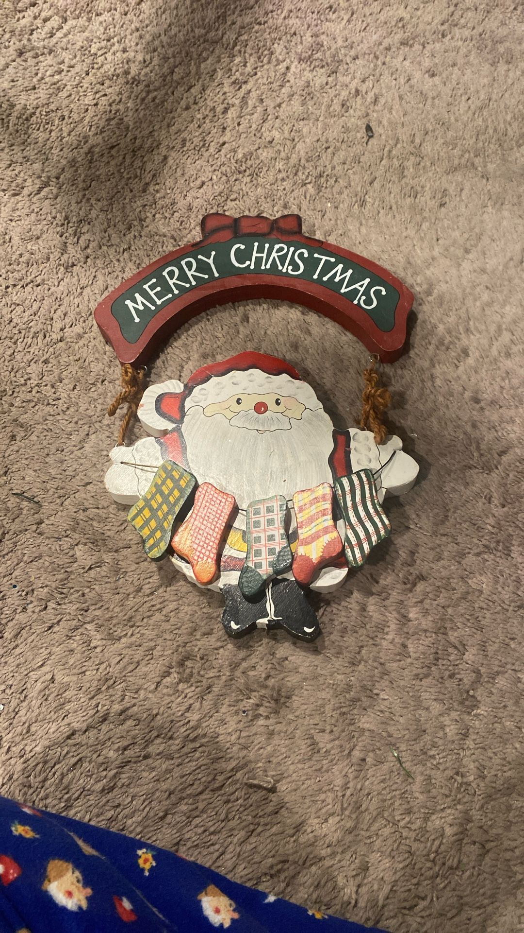Vintage Christmas Wooden Merry Christmas Wall Decor