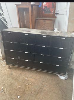 Board Copenhagen 8 Drawer Ebony Dresser