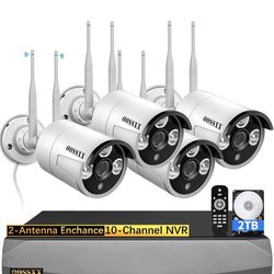 BEST 4PC Wireless Security Cameras Protect Robbery Theft Surveillance WiFi 2TB