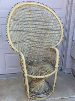Peacock chair.