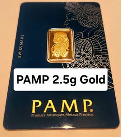 Pamp 2.5g Gold bar