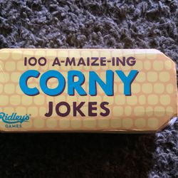 Ridley’s 100 A-maize-ing Corny Joke Cards – Includes 100 Jokes for Kids and Adults, Funny Jokes for Family-Friendly Fun – Makes a Great Gift Idea