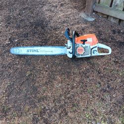 stihl chain saw with 25" bar model MS-311 runs great 