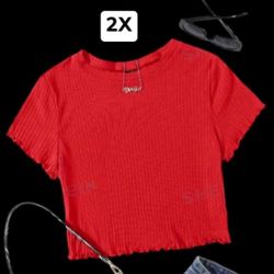 New Women's Crop Top Size 2X 