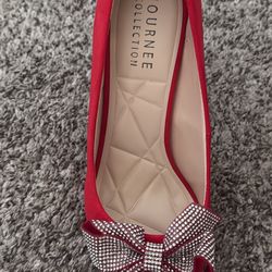 Red Dressy Heels Size 8