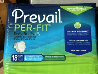 Adult Diapers Size Large With Tabs 36 Packs For 145.00