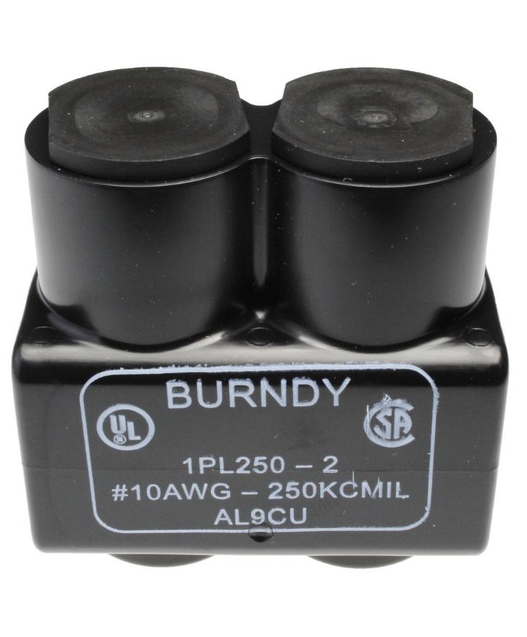 BURNDY 2-Port/1-Sided UV Insulated Standard Wire Connector