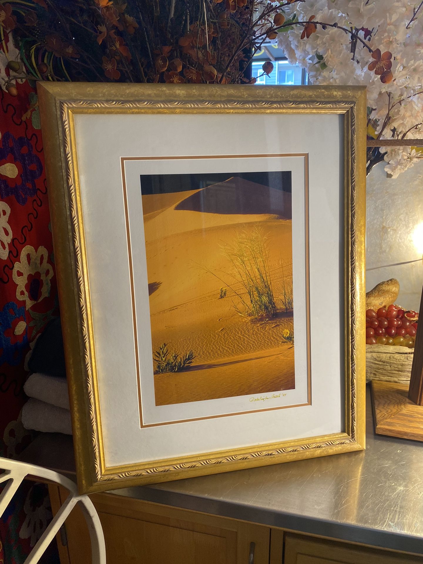 Desert Scene Signed Art 🖼️ 25 By 20
