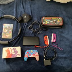 Nintendo Switch OLED Scarlet & Violet Edition With Extras
