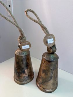 Rustic bell ornaments