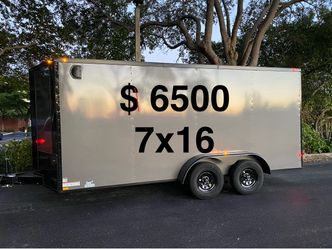 BRAND NEW 7x16 ENCLOSED TRAILER