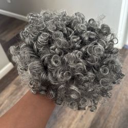 Kids Grandma Wig 