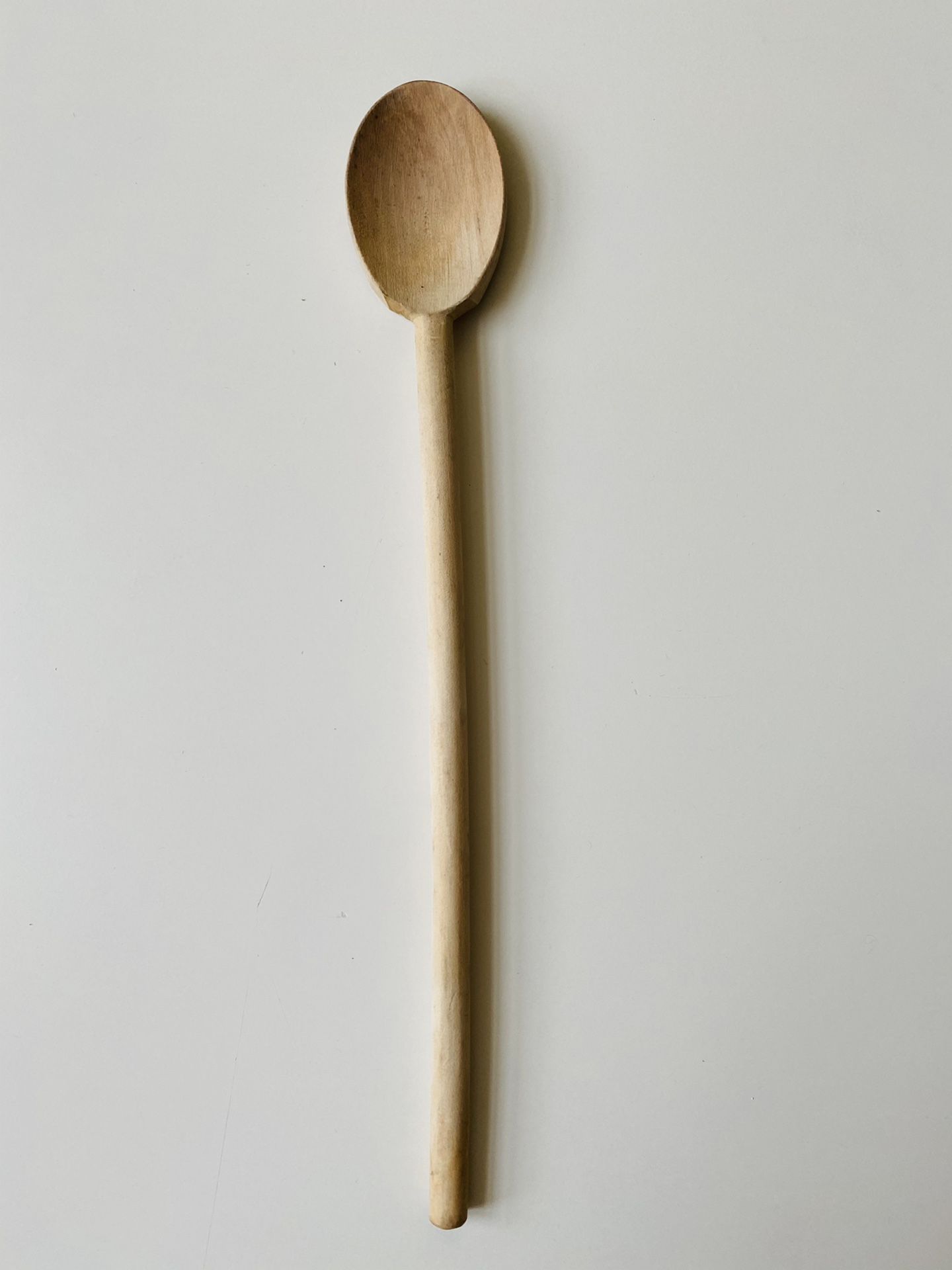 High Quality Wood Spoon. Protects your expensive cookware from searching. Healthy food friendly. New. Never used. 14” long.