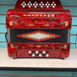 Acordeón de botón Accordion Rossetti Hohner Teclas