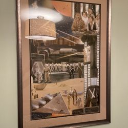 RARE Star Wars - Story Line Banner (1978) Wallpaper Cuttin Star Wars! 
