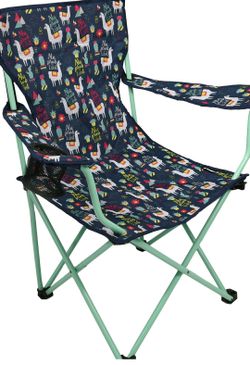 Ozark Trail Llama Children's Camping Folding Quad Chair