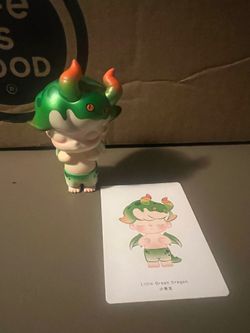 POP MART DIMOO Little Green Dragon – Retro Series – Authentic Blind Box Figure