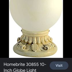 Vintage Ceramic &glass Globe