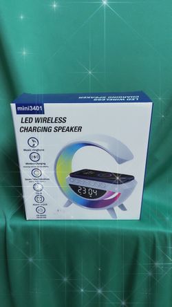 LED wireless charging speaker