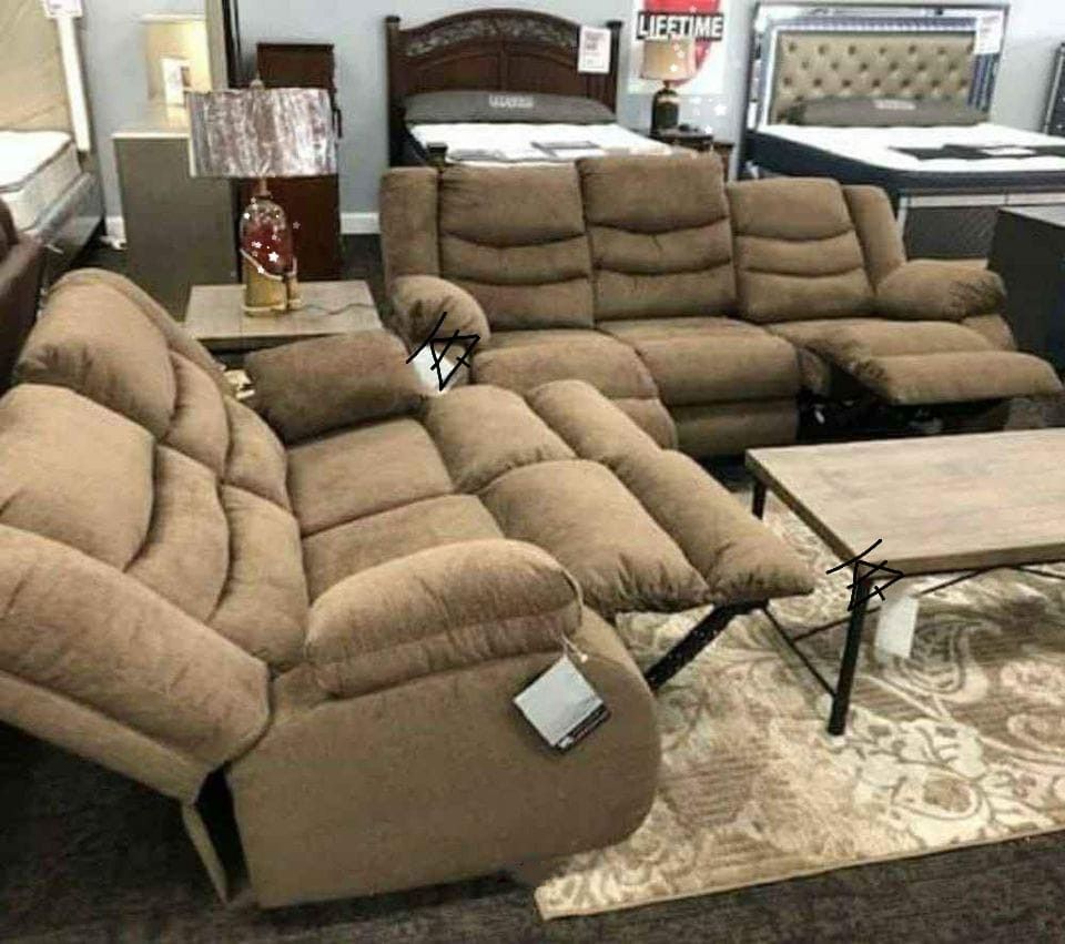Tulen Chocolate Reclining Sofa And Loveseat
Ashley Furniture$10 Down Payment And Financing Available