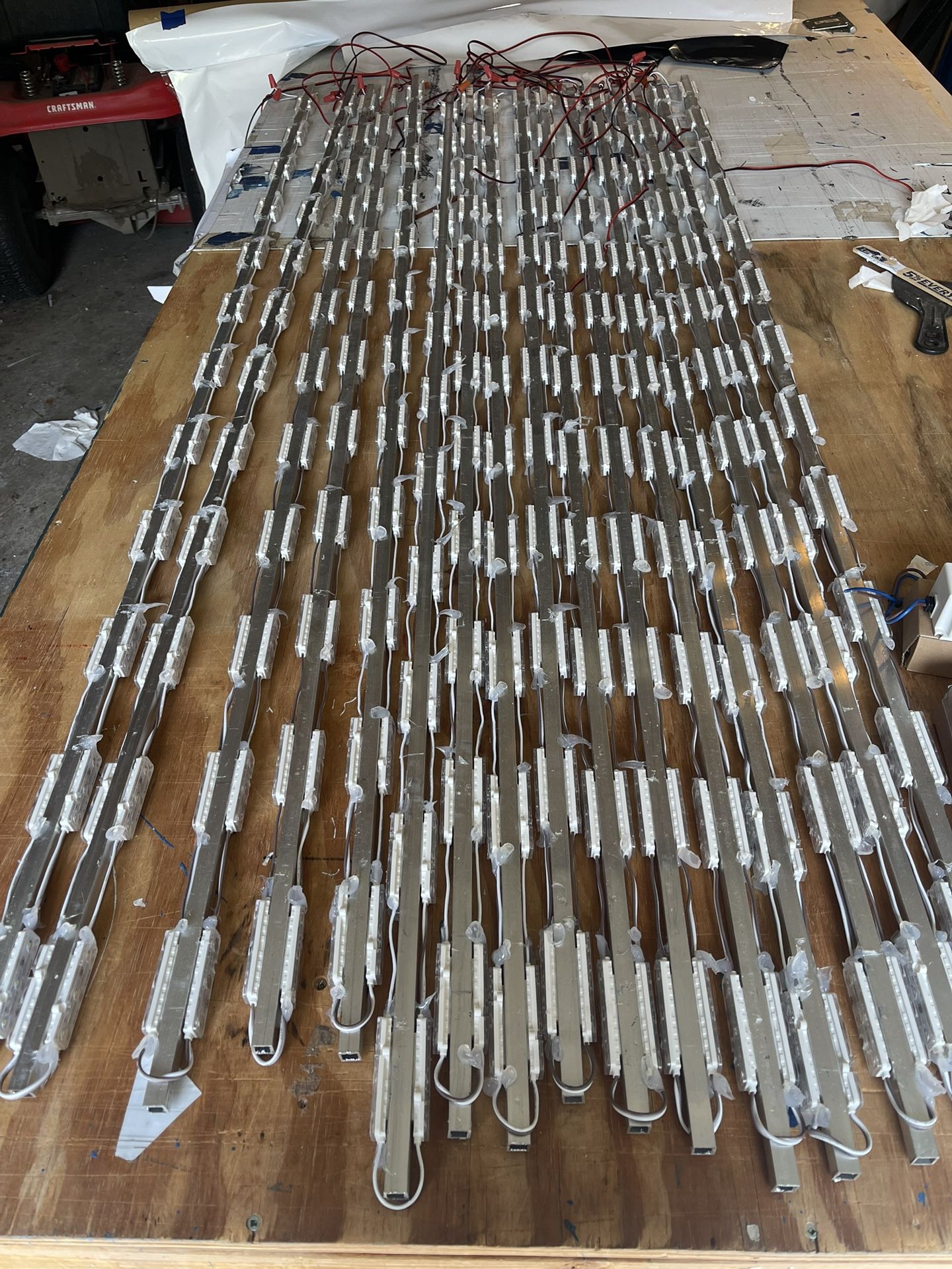 LED Sign Strips Pre-Prepped W/wiring & Power Supplies