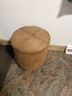 Round Ottoman Footstool