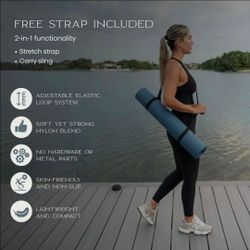 FFLLOOWW Premium Non Slip PU Yoga Mat 72.8” x 26.8” 4.5mm – Eco Friendly....