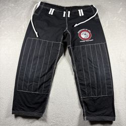 Gracie Jiu Jitsu Gi Size A2 Black Ripstop Pants Adult Athletic #2058