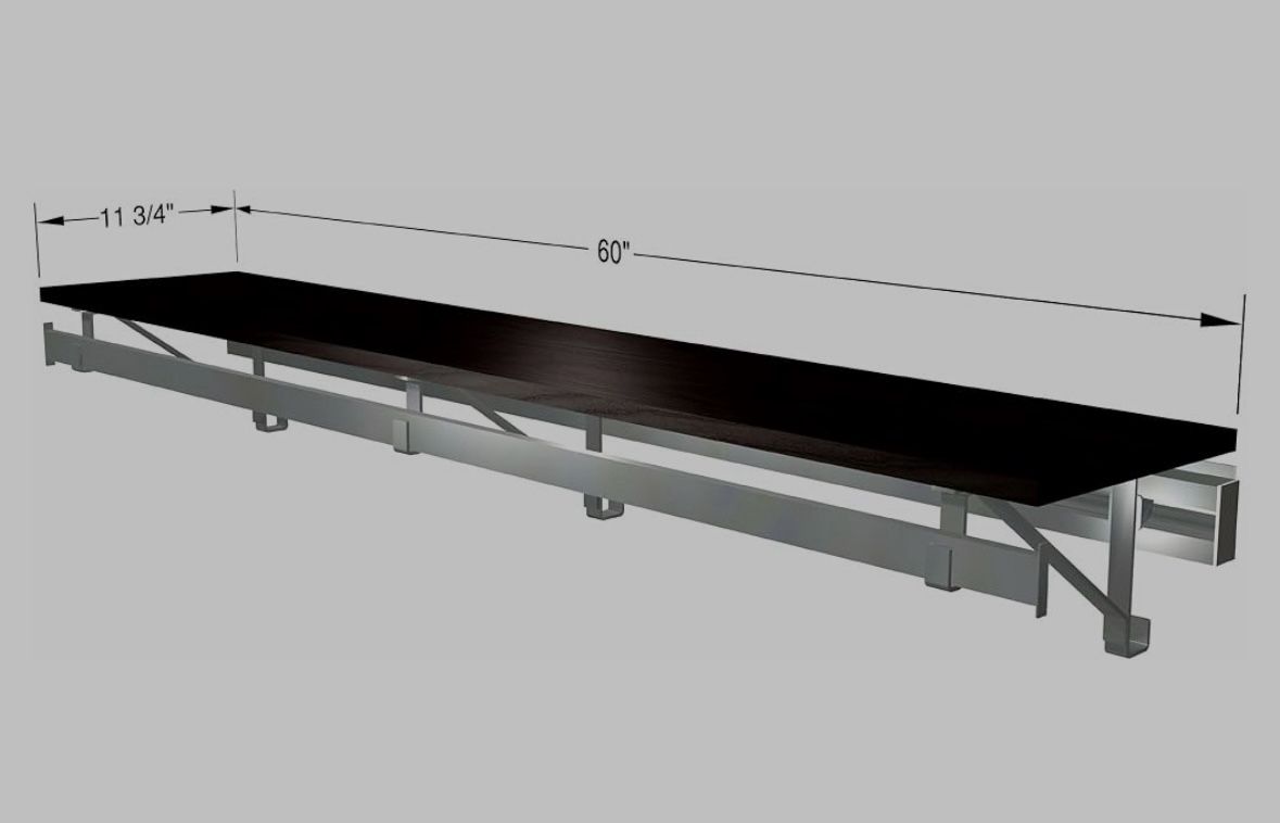 Shelf With Clothes Rack