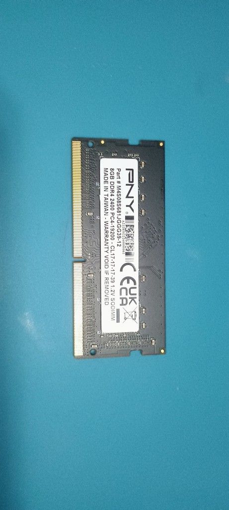 PNY 8 GB Ram DDR4 2400mhz And 2133hmz