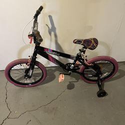 Bike 18” With  Training Wheels