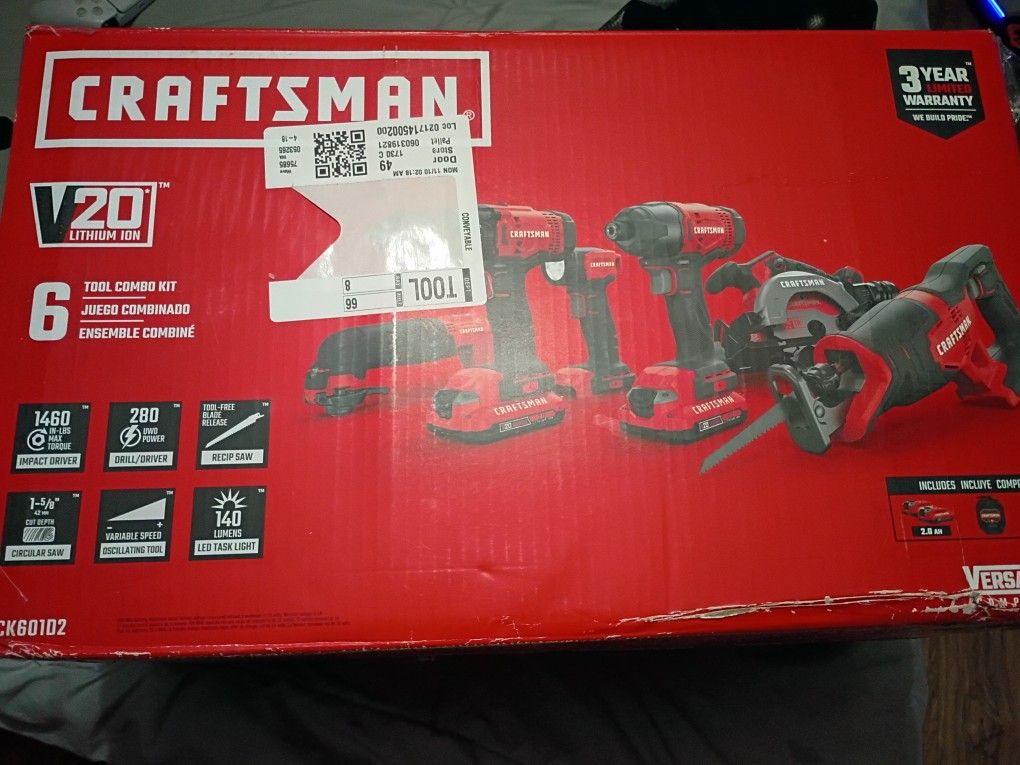 Craftsman Set Missing One Drill. 60$ 