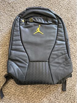 Nike Air Jordan backpack black and gold Brand New