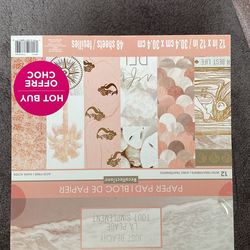 Scrapbook Paper Pad Beach Theme