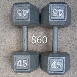 45lb dumbbells