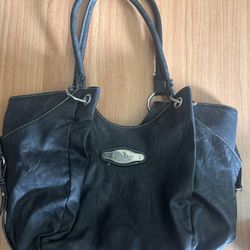  Rosette Black Purse $25