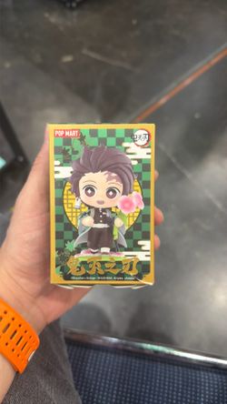 POP MART Tanjiro Kamado Demon Slayer Figurine Anime Manga Multicolor Boxed