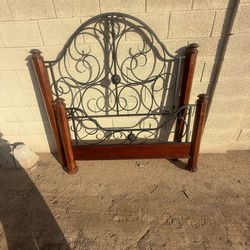 Rod Iron Queen Bed Frame