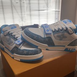 Light Blue LV Trainers