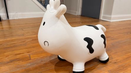 Little Town Cow Hopper – Inflatable Bouncy Ride-On Toy