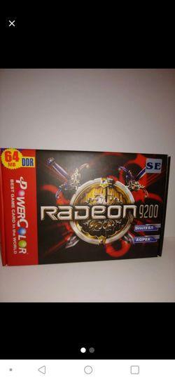 Radeon 9200 video card.