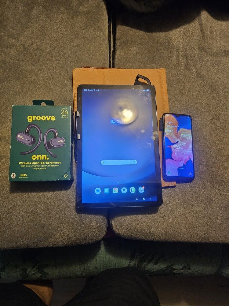 Samsung Galaxy A9+ 5G Tablet And Galxy Phone A10e