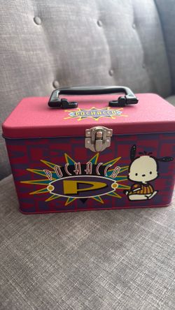 pochacco vintage tin box