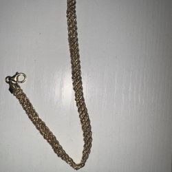 Gold Triple Rope Bracelet 