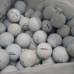Lot Of 100 mixed used golf balls 
