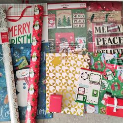 Christmas Bags Wrapping Paper