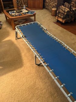 Folding Steel Cot    Head has 3 Positions