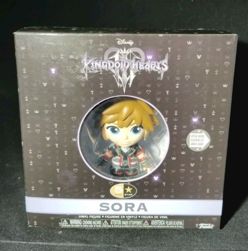 FUNKO POP 5 STAR * KINGDOM HEARTS III SORA VINYL-FIGURE ~ NEW IN BOX ACTION RARE